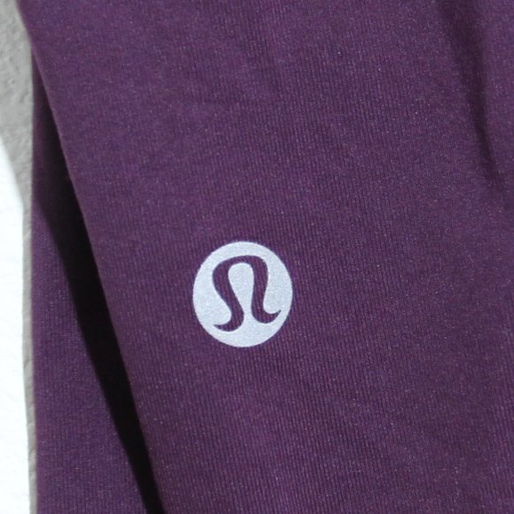 Lululemon Time to Shine Tight Leggings Deep Zinfandel Purple Mesh Luxtreme Sz 4 - Picture 10 of 15